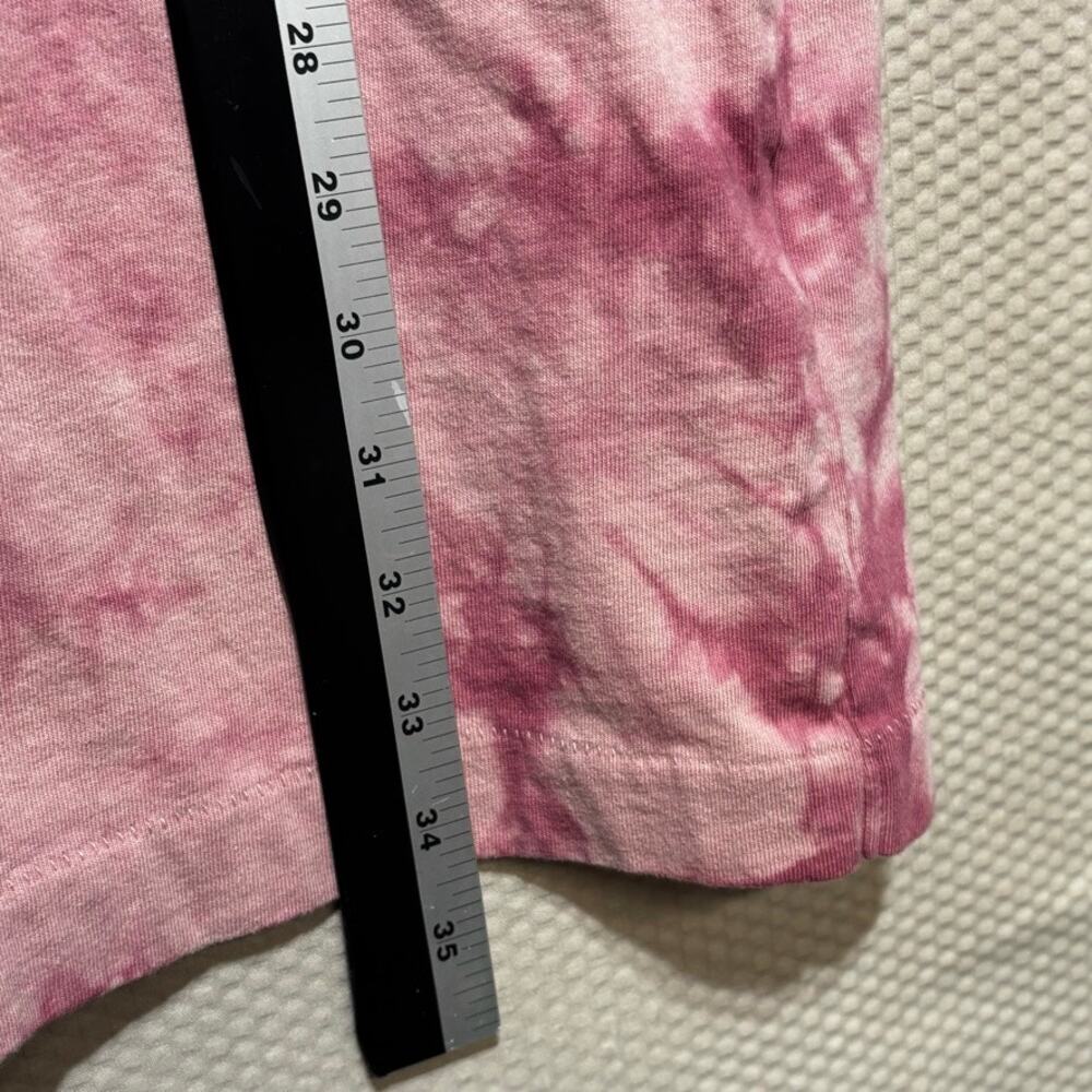 Old Navy Women's Small Mauve Pink Tie Dye T-Shirt Dress Casual Crew Neck Boho - Picture 6 of 7
